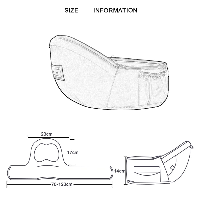 70-120cm Waist Belt Baby Carrier