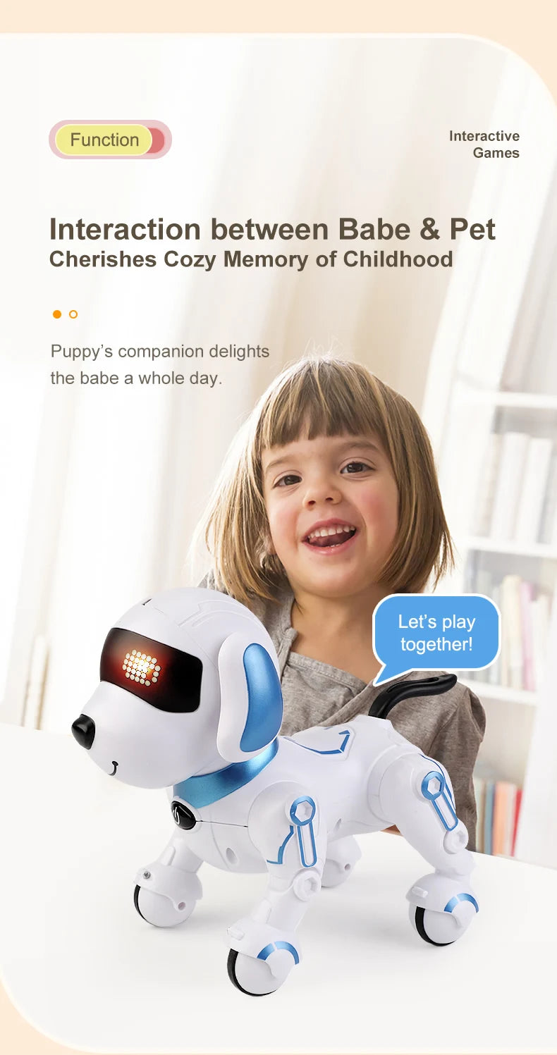 RC Robot Dog Electronic Stunt Pet Interactive Touch