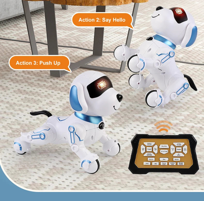 RC Robot Dog Electronic Stunt Pet Interactive Touch