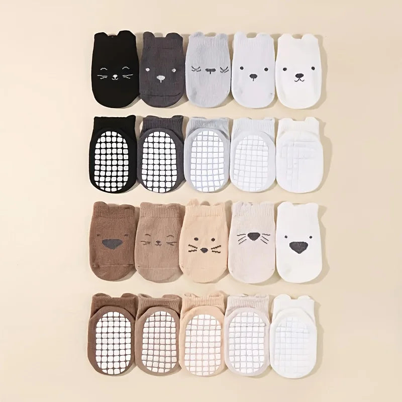 10 Pairs Of Non-Slip Socks