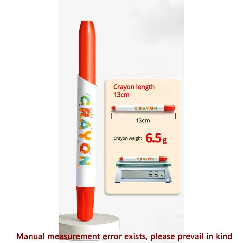 🌟 12/24/36/48-Piece Silky Smooth Twist-Up Crayons - Vibrant And Washable 🌟