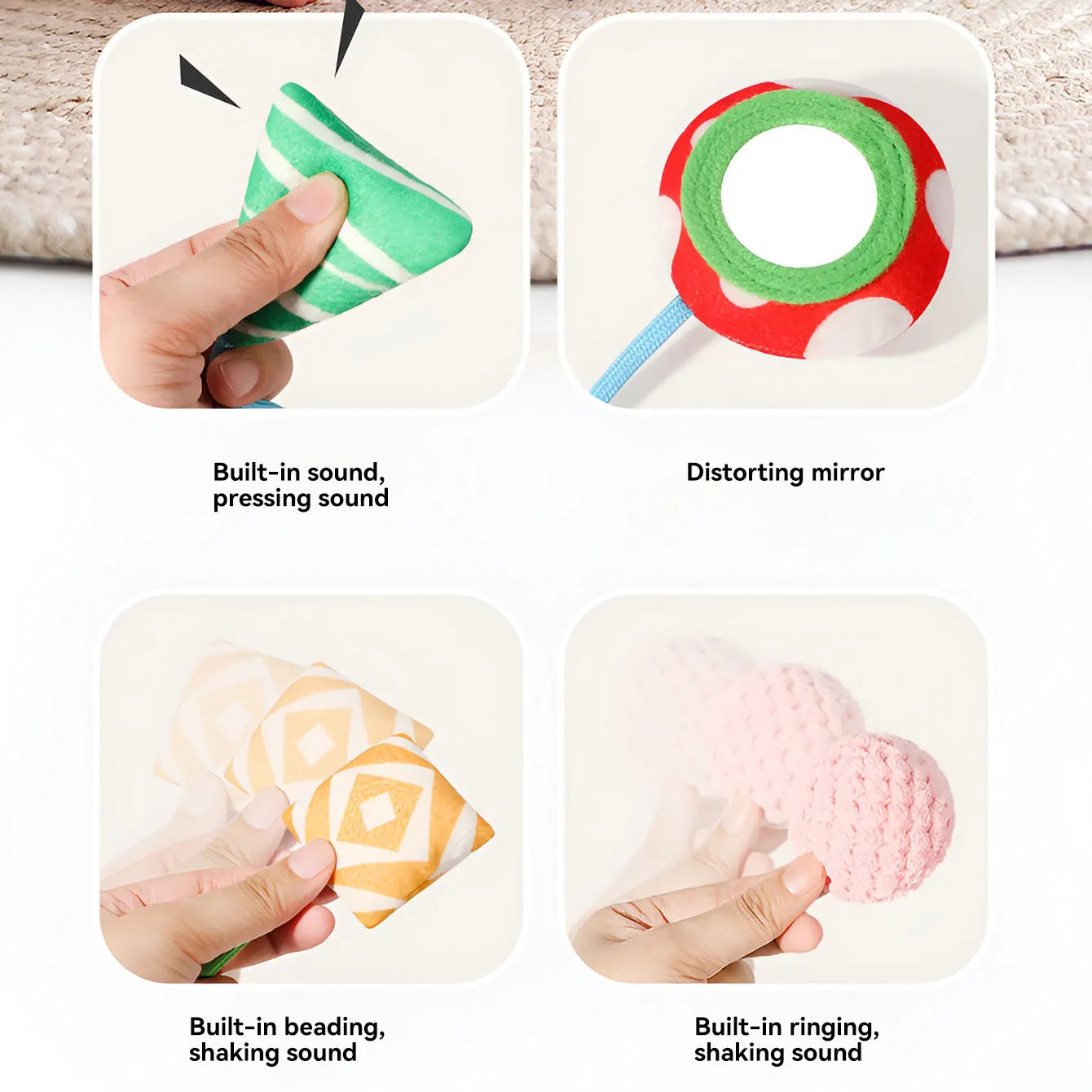 Hanging Sensory Toy For Car Seats and Cribs