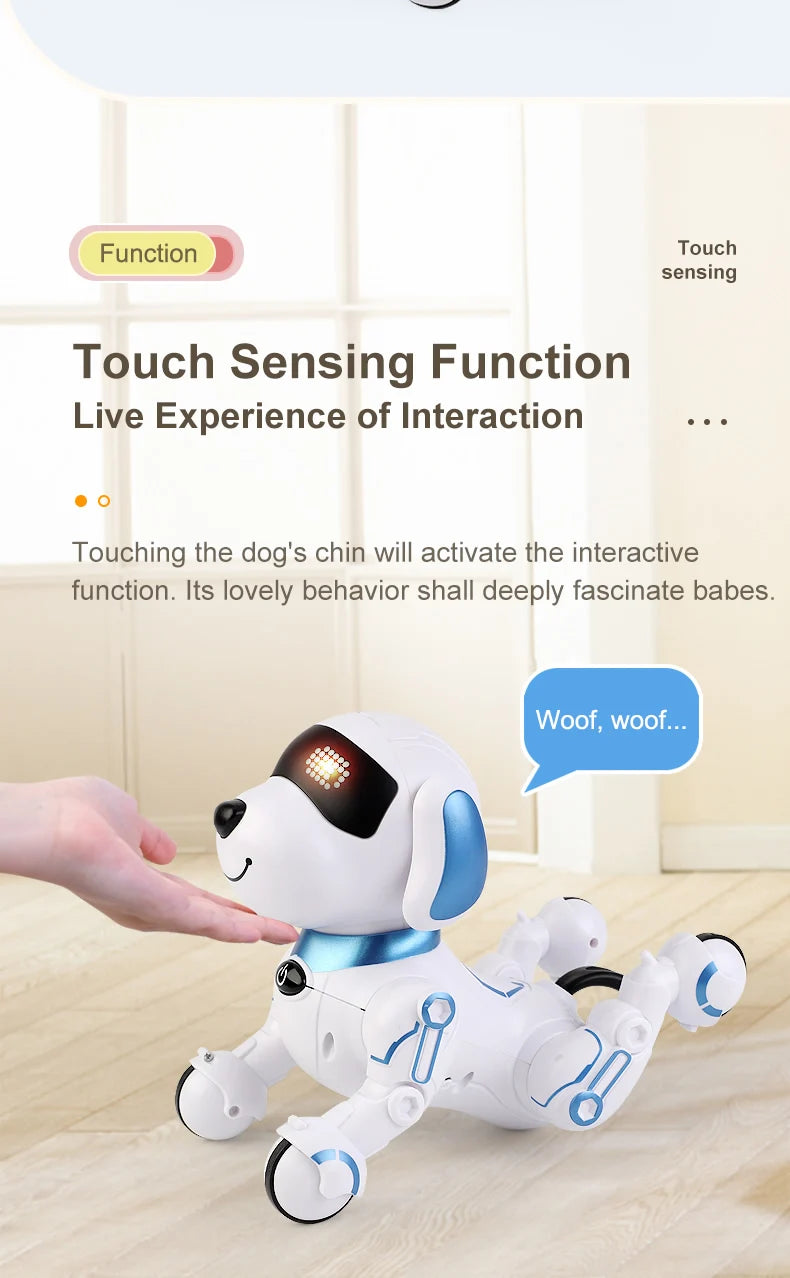 RC Robot Dog Electronic Stunt Pet Interactive Touch