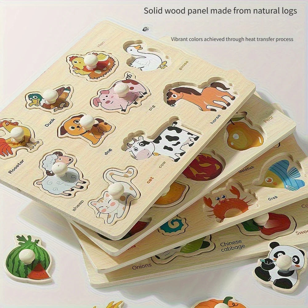 Montessori Early Education Puzzle Board
