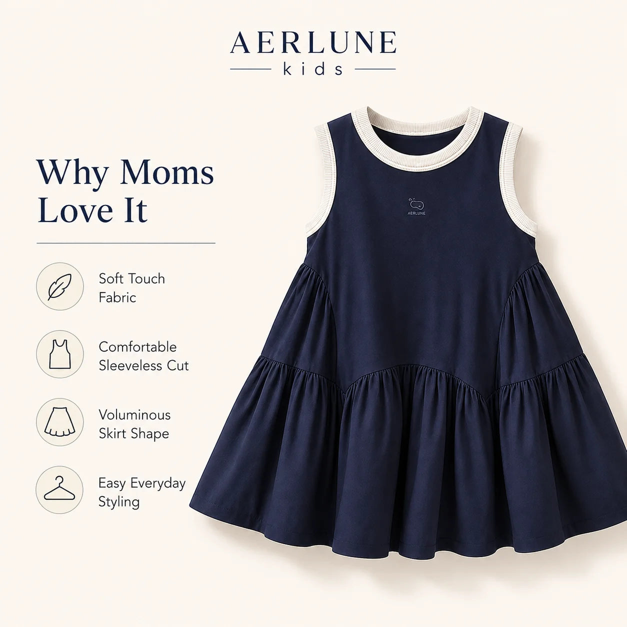 Girls Sleeveless Dress