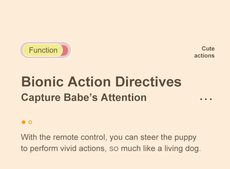 RC Robot Dog Electronic Stunt Pet Interactive Touch