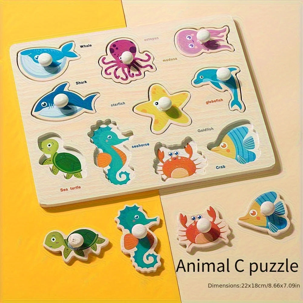 Montessori Early Education Puzzle Board