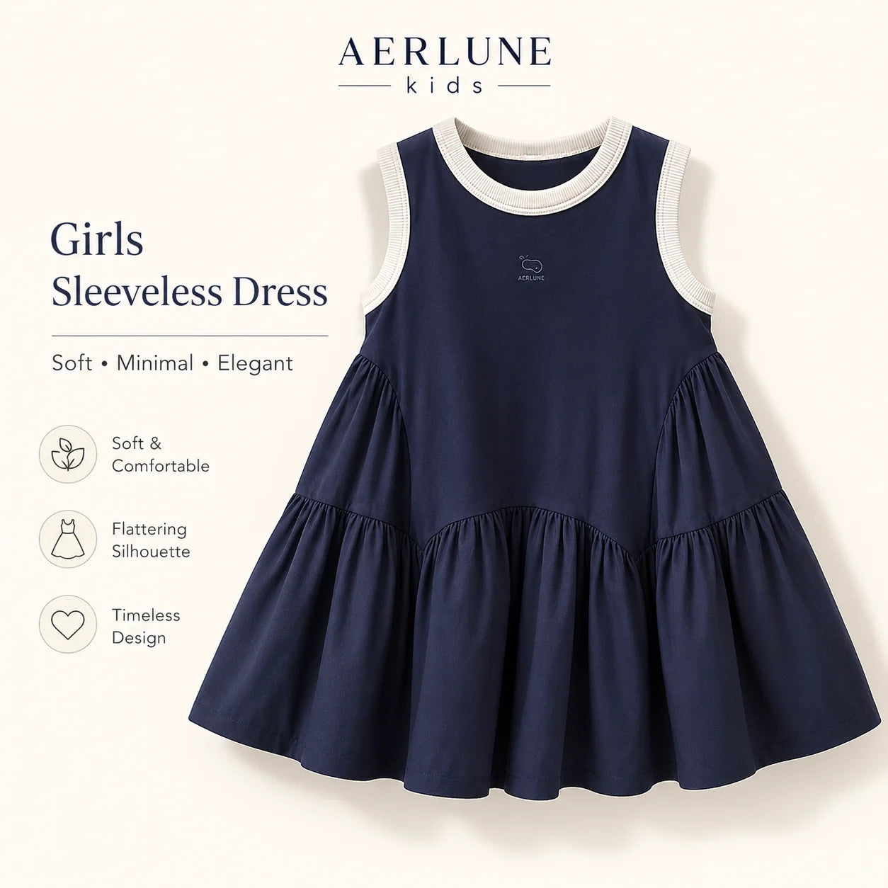 Girls Sleeveless Dress