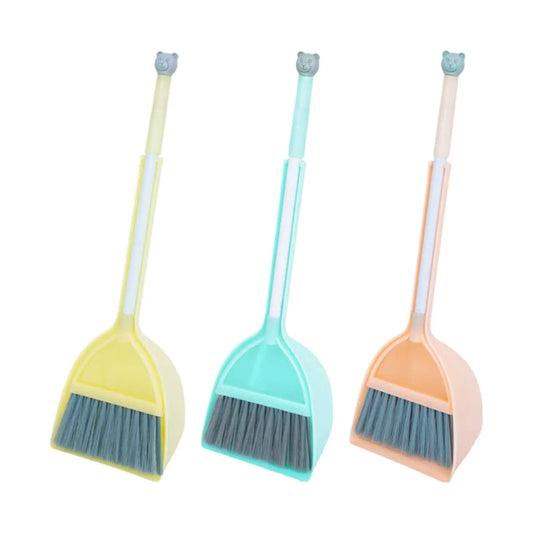 Mini Broom with Dustpan Toy Set
