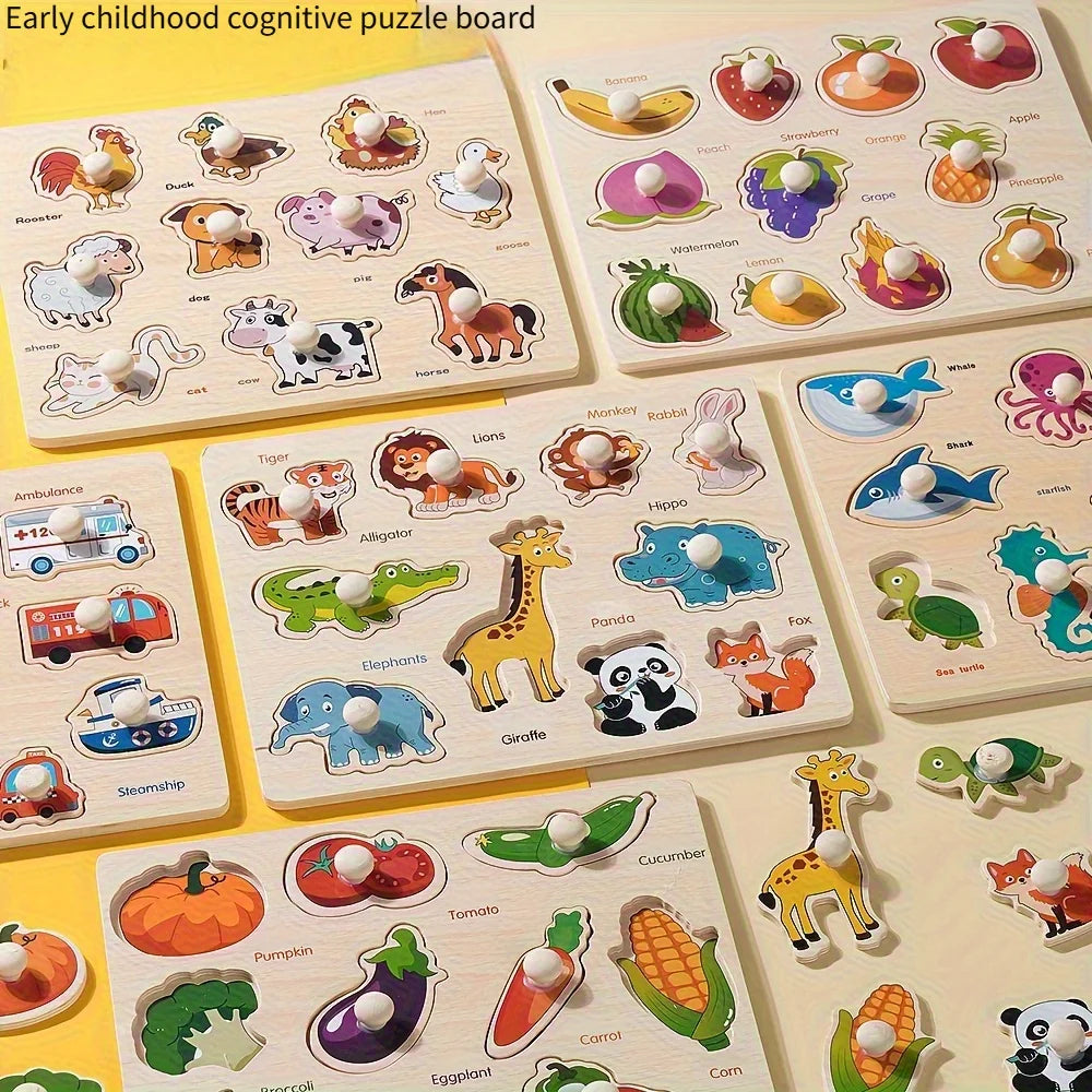 Montessori Early Education Puzzle Board