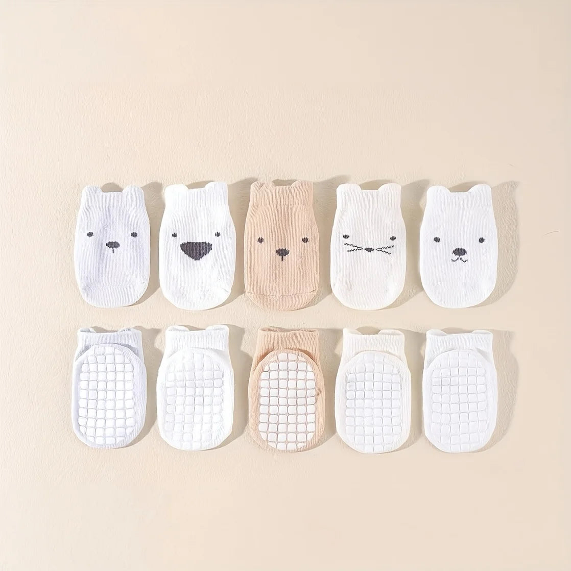 10 Pairs Of Non-Slip Socks