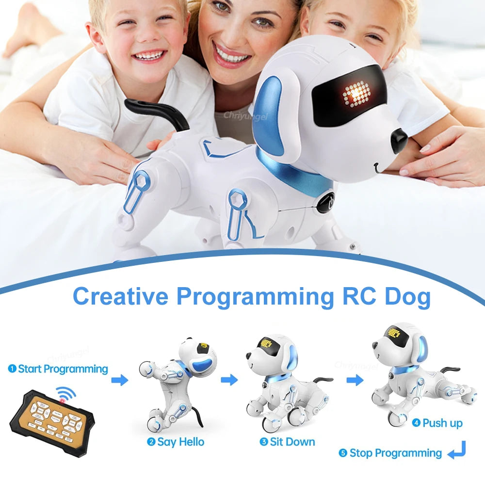 RC Robot Dog Electronic Stunt Pet Interactive Touch