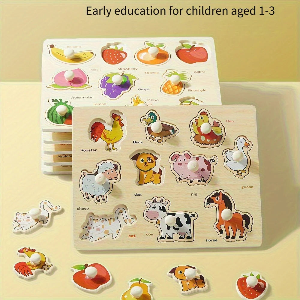Montessori Early Education Puzzle Board