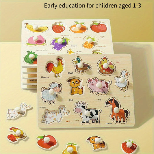 Montessori Early Education Puzzle Board