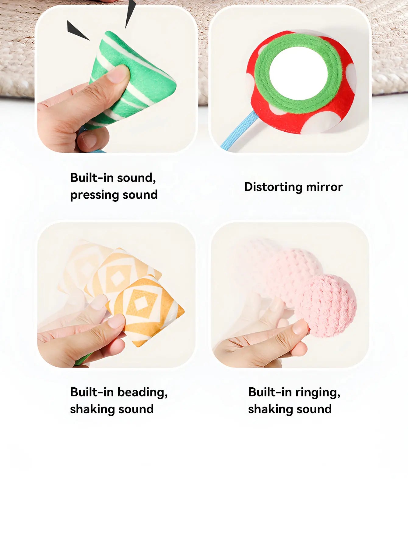 Hanging Sensory Toy For Car Seats and Cribs