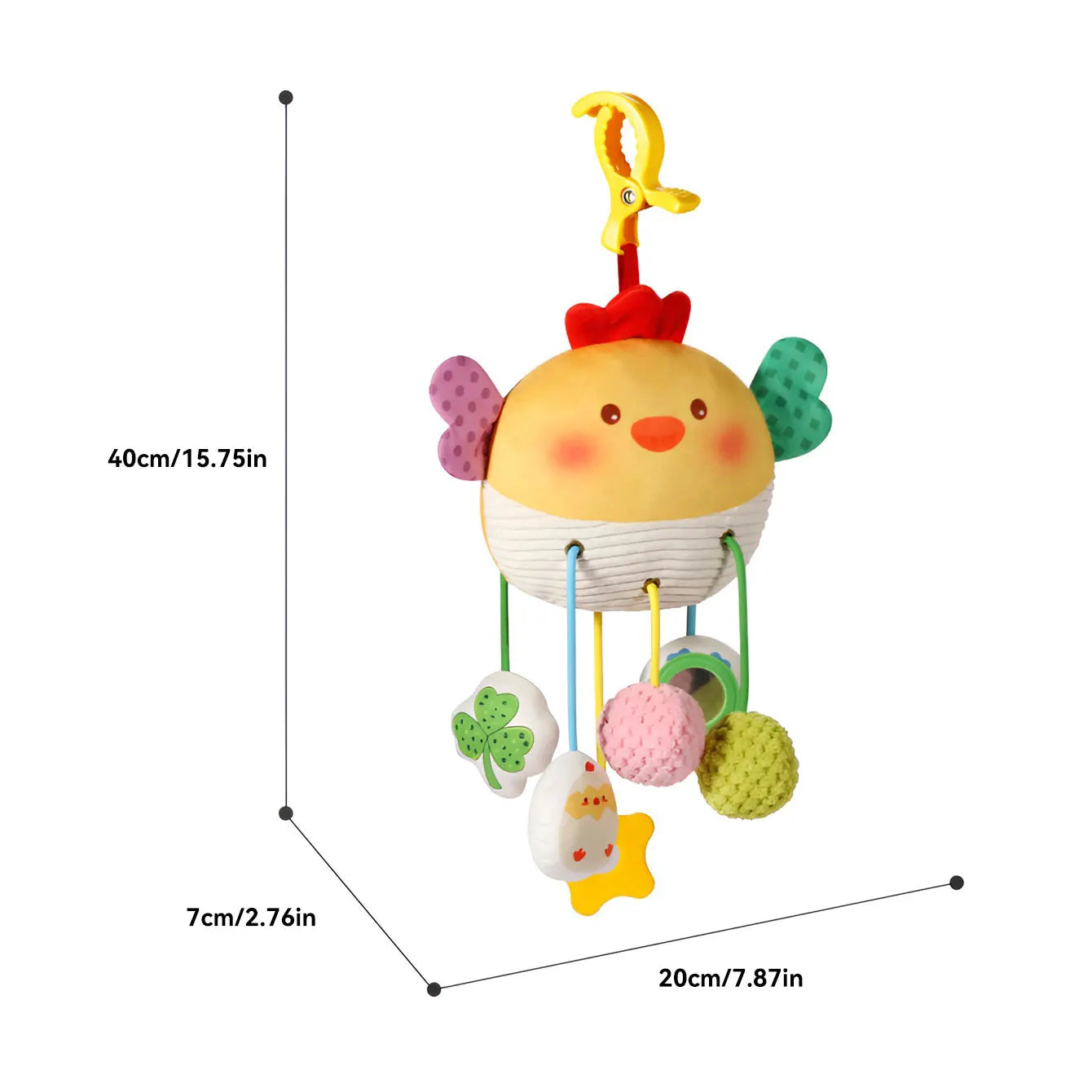 Hanging Sensory Toy For Car Seats and Cribs