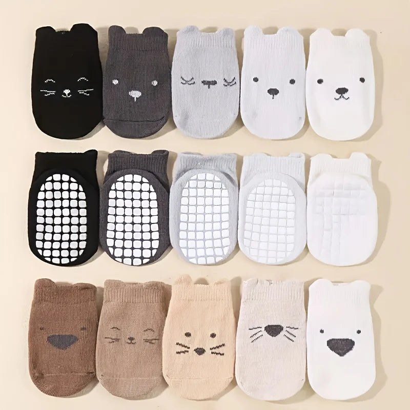 10 Pairs Of Non-Slip Socks
